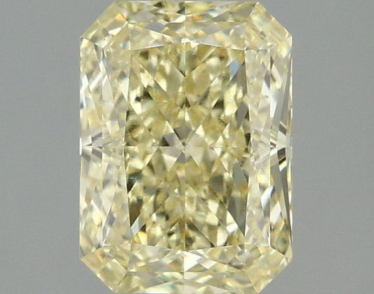 Lab-Grown Radiant Diamond - 2.05 Carats, Fancy Yellow Color, VVS2 Clarity - Certified by IGI - Report Number: LG663405721