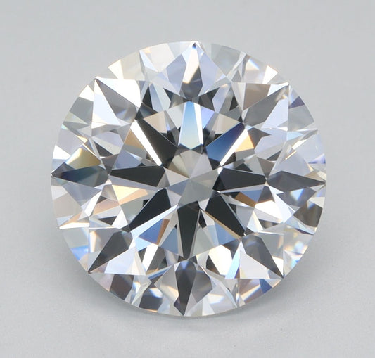 Lab-Grown Round Diamond - 3.47 Carats, D Color, VVS2 Clarity - Certified by GIA - Report Number: 5234040911