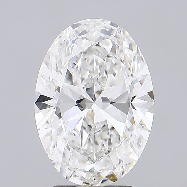 Lab-Grown Oval Diamond - 3.05 Carats, F Color, VVS2 Clarity - Certified by IGI - Report Number: LG698514825