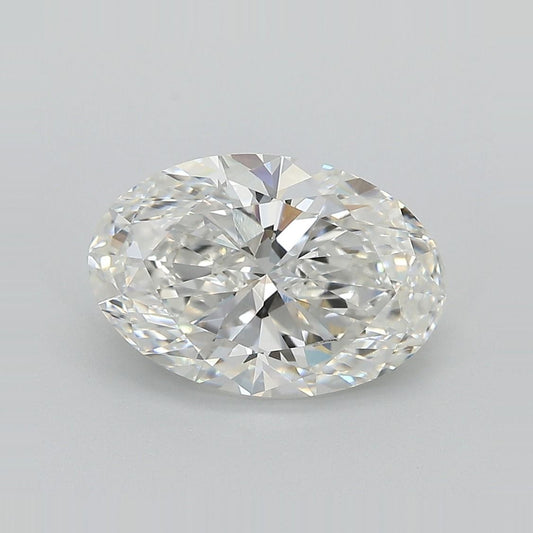 Lab-Grown Oval Diamond - 3.52 Carats, F Color, VVS2 Clarity - Certified by IGI - Report Number: LG687501354