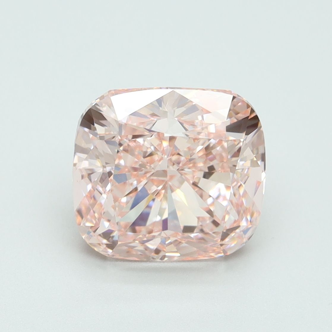 Lab-Grown Cushion Diamond - 3.51 Carats, Fancy Intense Pink Color, VVS2 Clarity - Certified by IGI - Report Number: LG555203377