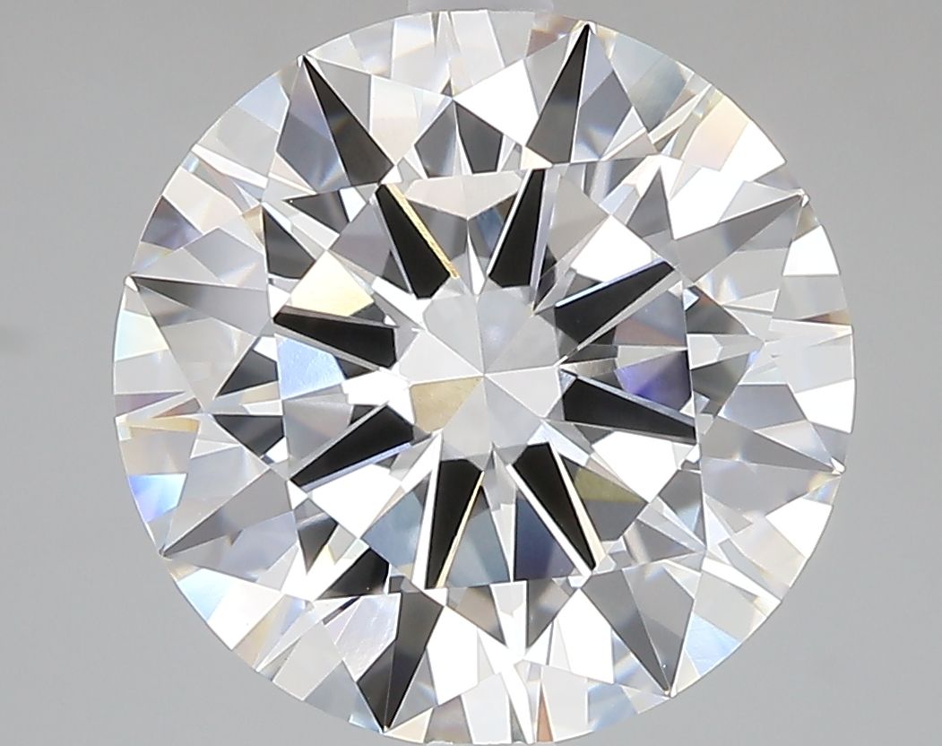 Lab-Grown Round Diamond - 6.01 Carats, E Color, VVS2 Clarity - Certified by IGI - Report Number: LG696542517