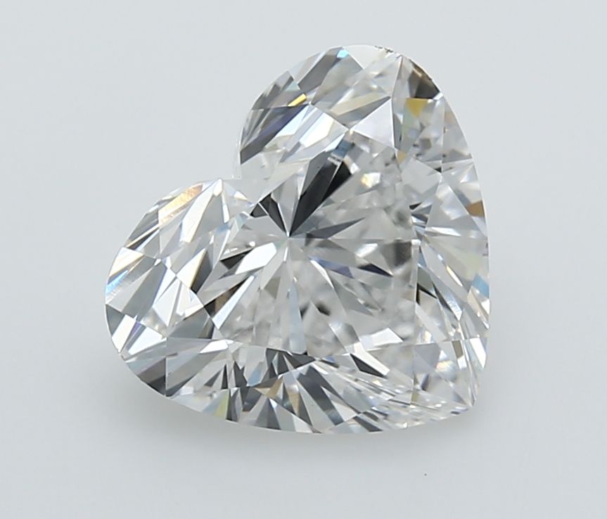 Lab-Grown Heart Diamond - 3.58 Carats, D Color, VS1 Clarity - Certified by IGI - Report Number: LG670458036