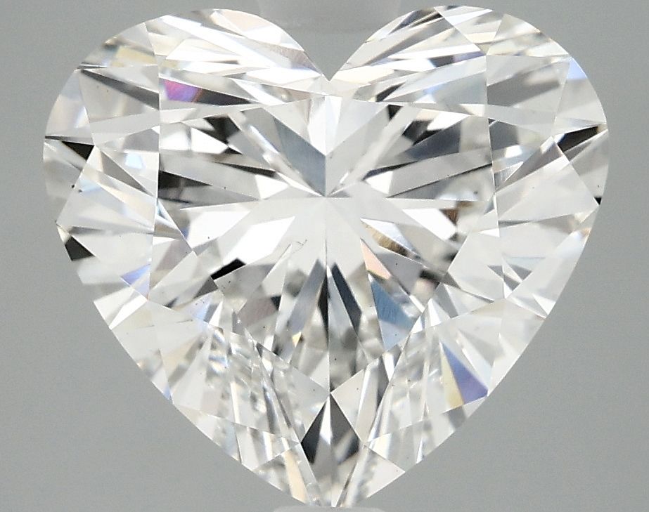 Lab-Grown Heart Diamond - 4.77 Carats, F Color, VS2 Clarity - Certified by IGI - Report Number: LG717543822