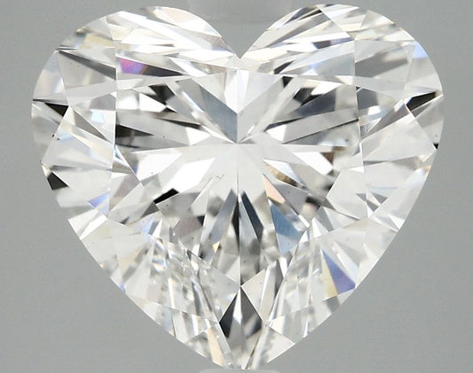 Lab-Grown Heart Diamond - 4.77 Carats, F Color, VS2 Clarity - Certified by IGI - Report Number: LG717543822