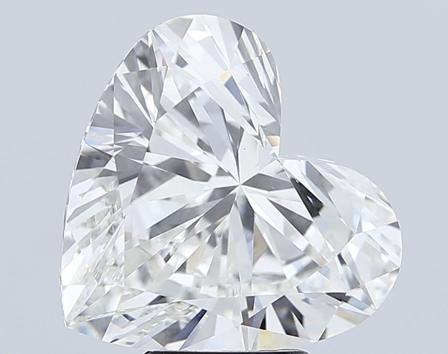 Lab-Grown Heart Diamond - 5.0 Carats, F Color, VS1 Clarity - Certified by IGI - Report Number: LG638445344