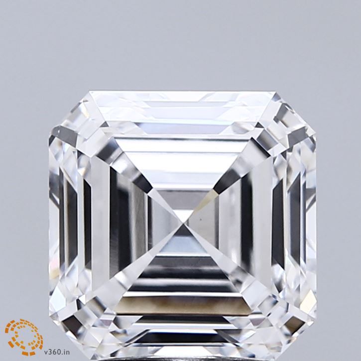 Lab-Grown Asscher Diamond - 4.0 Carats, E Color, VVS2 Clarity - Certified by IGI - Report Number: LG714501517