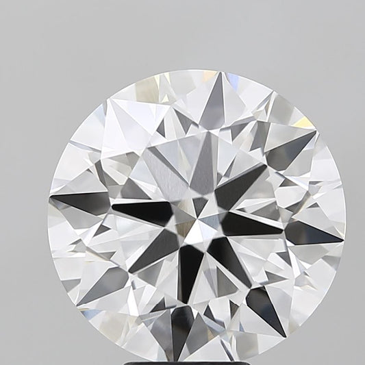 Lab-Grown Round Diamond - 8.05 Carats, D Color, VVS2 Clarity - Certified by IGI - Report Number: LG675504395