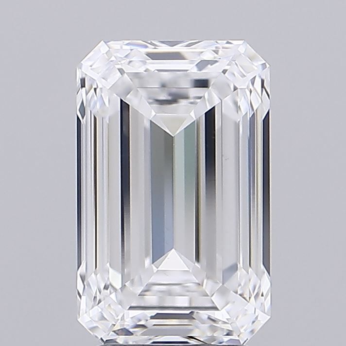 Lab-Grown Emerald Diamond - 3.52 Carats, D Color, VVS2 Clarity - Certified by IGI - Report Number: LG660487625