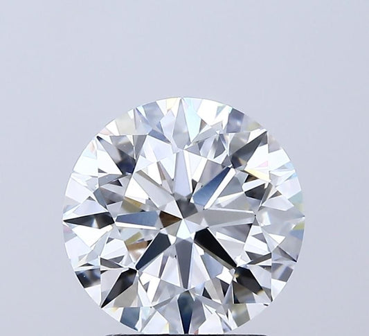 Lab-Grown Round Diamond - 2.53 Carats, F Color, VVS2 Clarity - Certified by IGI - Report Number: LG692508817