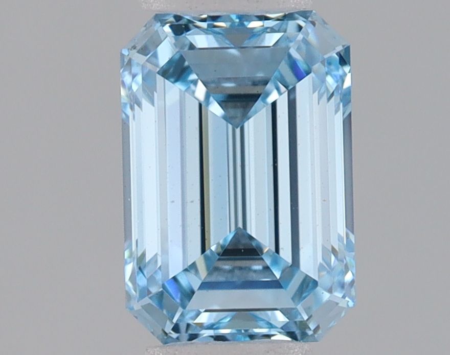 Lab-Grown Emerald Diamond - 1.02 Carats, Fancy Intense Blue Color, VS1 Clarity - Certified by IGI - Report Number: LG680531175