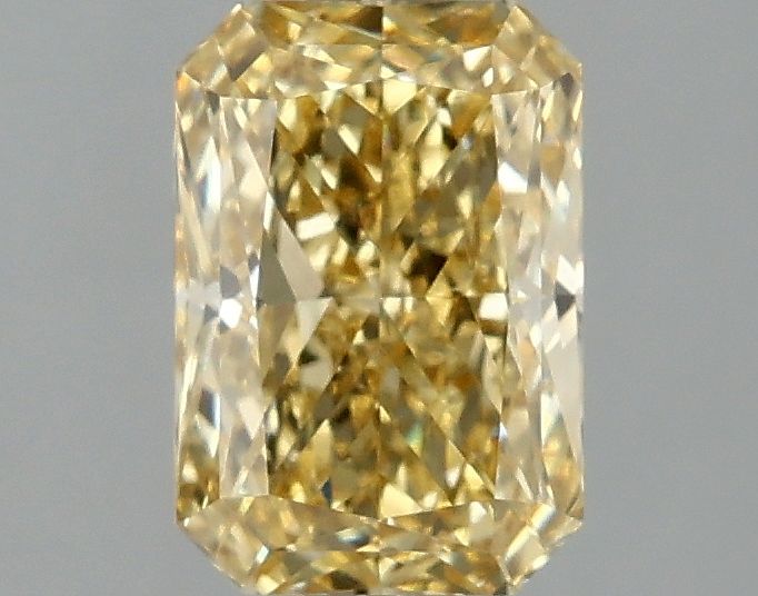 Lab-Grown Radiant Diamond - 1.54 Carats, Fancy Intense Yellow Color, VVS2 Clarity - Certified by IGI - Report Number: LG663405869