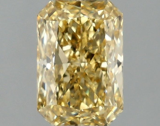 Lab-Grown Radiant Diamond - 1.54 Carats, Fancy Intense Yellow Color, VVS2 Clarity - Certified by IGI - Report Number: LG663405869