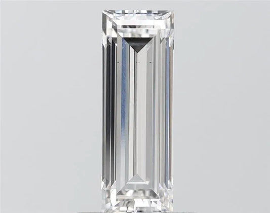 Diamant de laboratoire baguette de 1,23 ct (couleur F, pureté VS1, certifié IGI)