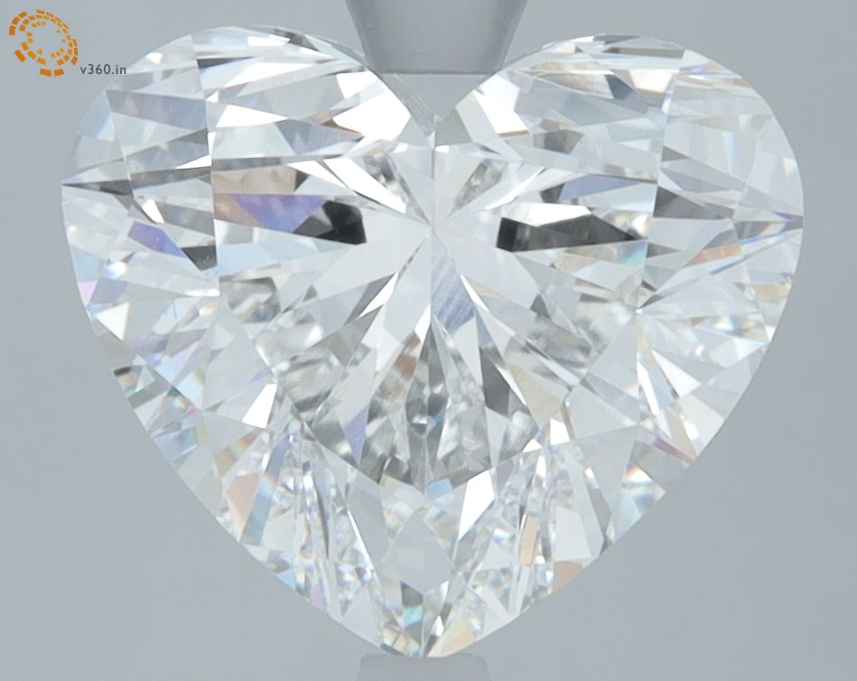 Lab-Grown Heart Diamond - 4.07 Carats, E Color, VVS2 Clarity - Certified by IGI - Report Number: LG683551696