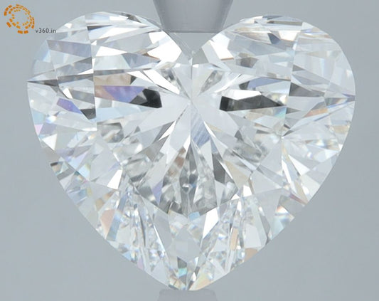 Lab-Grown Heart Diamond - 4.07 Carats, E Color, VVS2 Clarity - Certified by IGI - Report Number: LG683551696