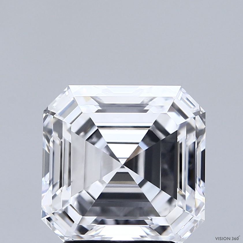 Lab-Grown Asscher Diamond - 3.52 Carats, D Color, VS1 Clarity - Certified by IGI - Report Number: LG714504102