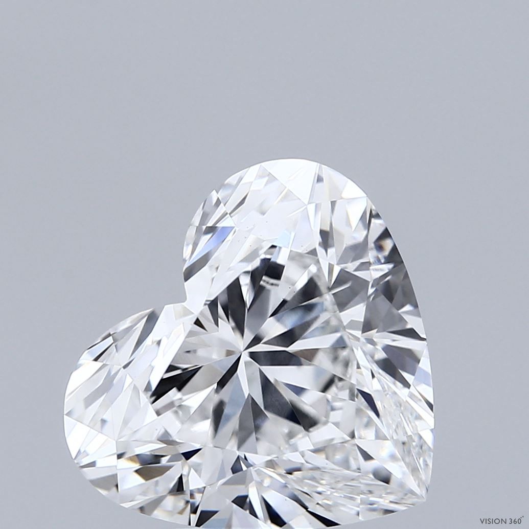 Lab-Grown Heart Diamond - 5.06 Carats, E Color, VS1 Clarity - Certified by IGI - Report Number: LG696577509