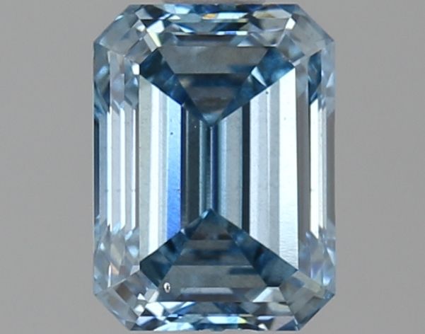 Lab-Grown Emerald Diamond - 1.6 Carats, Fancy Intense Blue Color, VS2 Clarity - Certified by IGI - Report Number: LG636431209