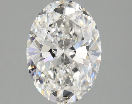 Lab-Grown Oval Diamond - 1.96 Carats, F Color, VVS2 Clarity - Certified by IGI - Report Number: LG674549089