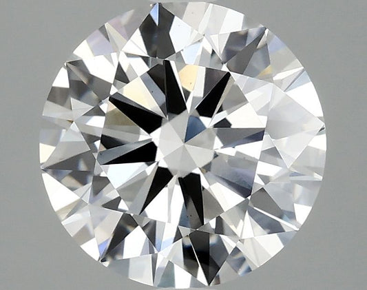 Lab-Grown Round Diamond - 2.46 Carats, F Color, VS2 Clarity - Certified by IGI - Report Number: LG707537801