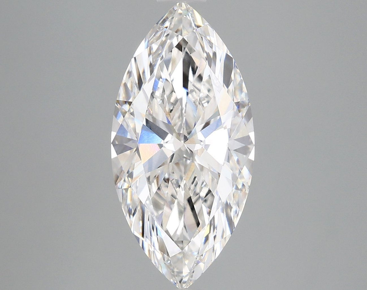 Lab-Grown Marquise Diamond - 2.99 Carats, E Color, VVS2 Clarity - Certified by IGI - Report Number: LG667416983