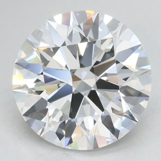 Lab-Grown Round Diamond - 3.45 Carats, D Color, VVS2 Clarity - Certified by GIA - Report Number: 6515213889