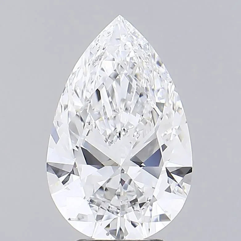 3.57ct Pear Lab Grown Diamond (Colour D, Clarity IF, IGI Certified)