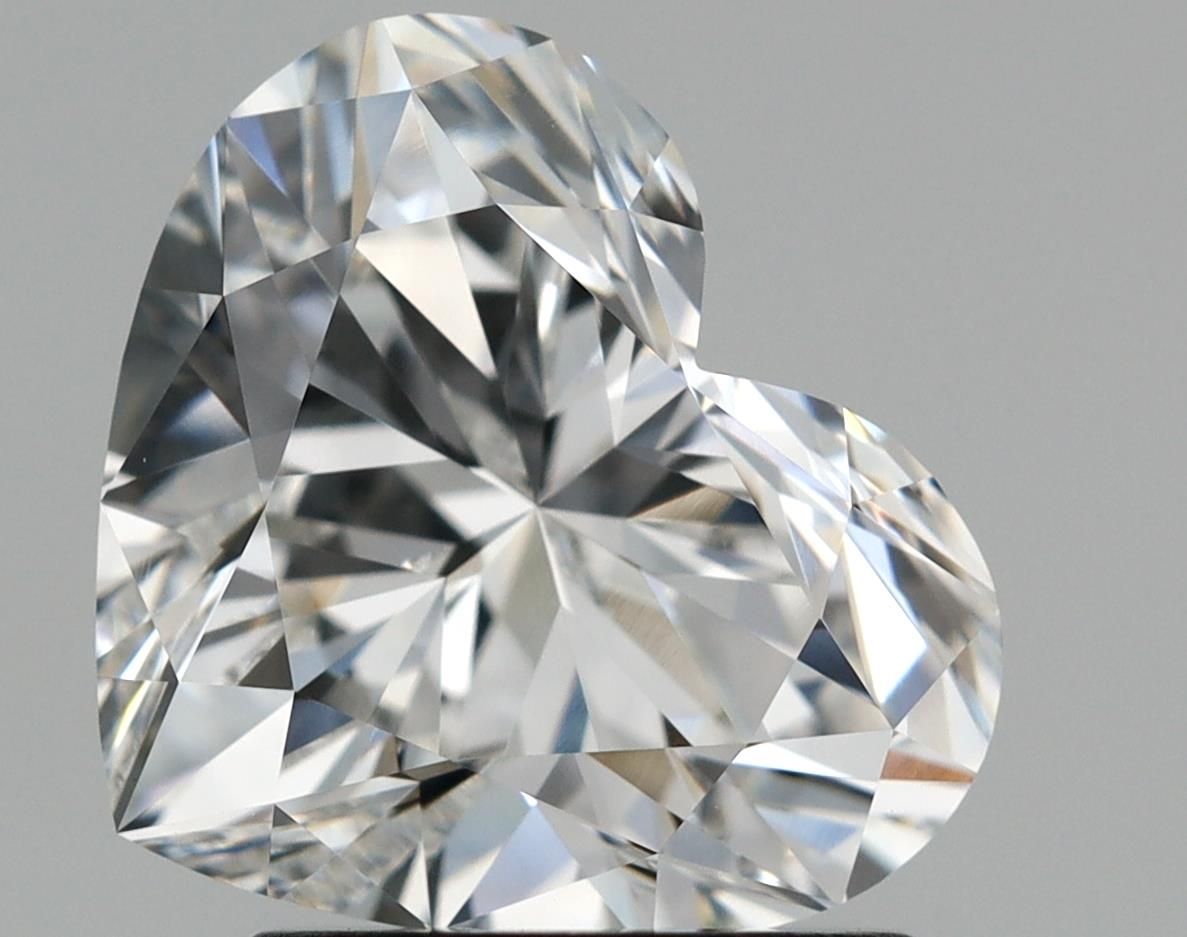 Lab-Grown Heart Diamond - 2.04 Carats, E Color, VVS2 Clarity - Certified by IGI - Report Number: LG634439466