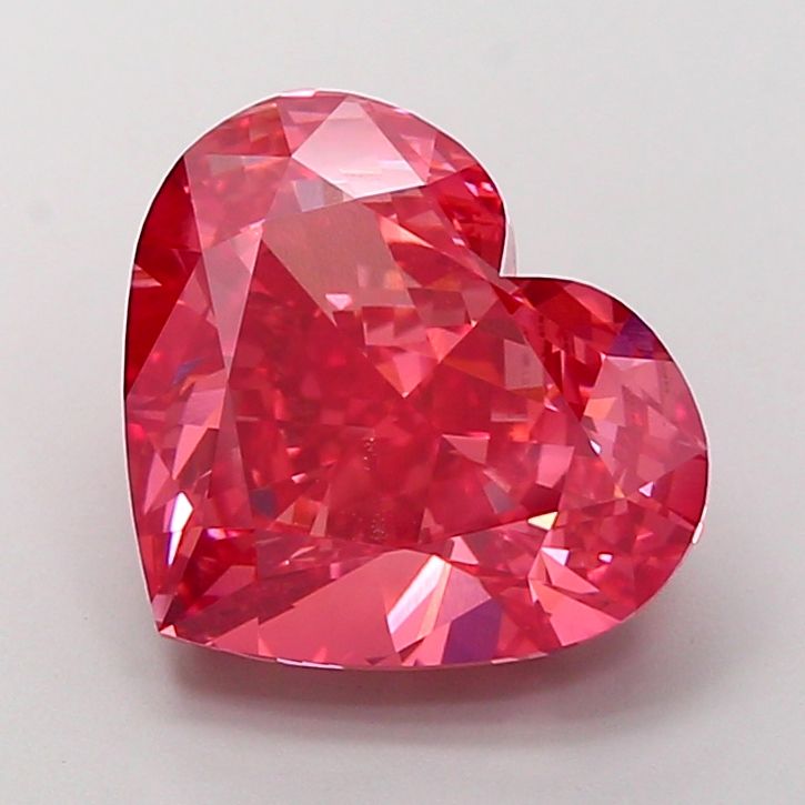 Heart 7.07ct Fancy Vivid Pink VVS2 - Cut • IGI • LG743506888