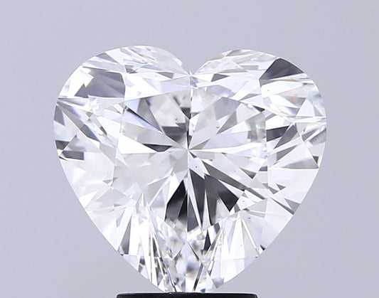 Lab-Grown Heart Diamond - 5.02 Carats, F Color, VS2 Clarity - Certified by IGI - Report Number: LG678503737
