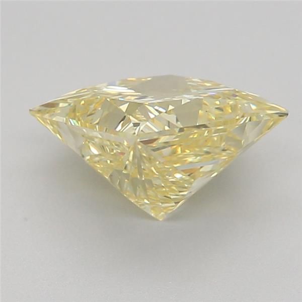Lab-Grown Princess Diamond - 1.09 Carats, Fancy Intense Yellow Color, VS1 Clarity - Certified by IGI - Report Number: LG624409785