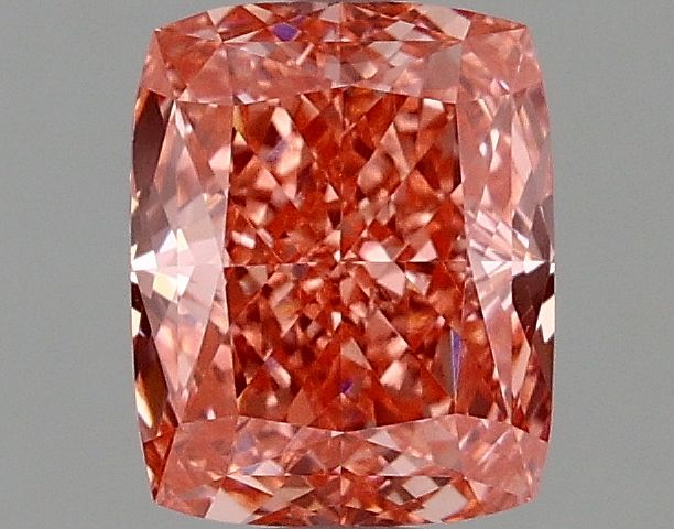 Lab-Grown Cushion Diamond - 1.09 Carats, Fancy Vivid Pink Color, VVS2 Clarity - Certified by IGI - Report Number: LG668470231