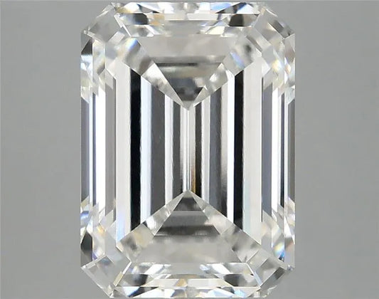 4.01ct Emerald Lab Grown Diamond (Colour F, Clarity VVS2, IGI Certified)