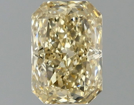 Lab-Grown Radiant Diamond - 1.52 Carats, Fancy Yellow Color, VVS2 Clarity - Certified by IGI - Report Number: LG660418777