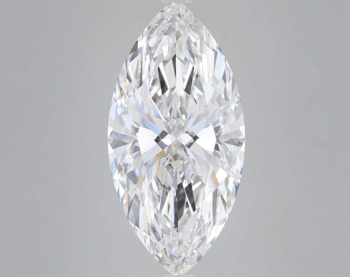 Lab-Grown Marquise Diamond - 7.05 Carats, E Color, VS2 Clarity - Certified by IGI - Report Number: LG636479862