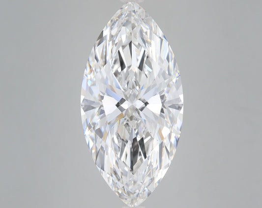 Lab-Grown Marquise Diamond - 7.05 Carats, E Color, VS2 Clarity - Certified by IGI - Report Number: LG636479862
