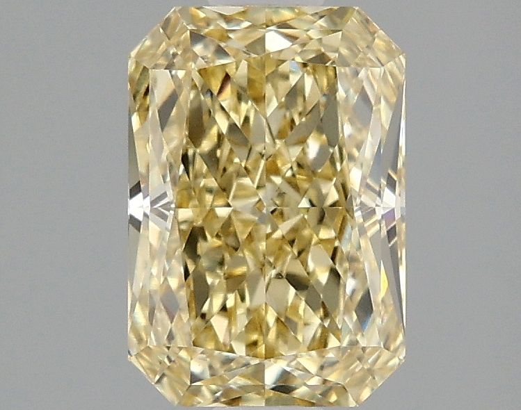 Lab-Grown Radiant Diamond - 1.97 Carats, Fancy Intense Yellow Color, VVS2 Clarity - Certified by IGI - Report Number: LG660418128