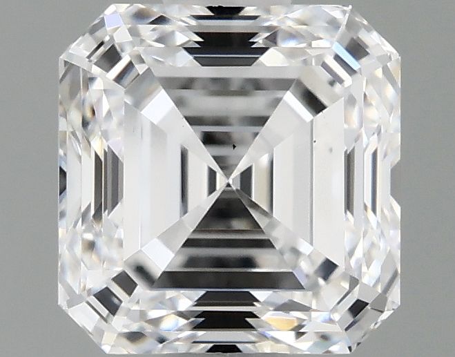 Lab-Grown Asscher Diamond - 0.97 Carats, D Color, VS2 Clarity - Certified by IGI - Report Number: LG696541548
