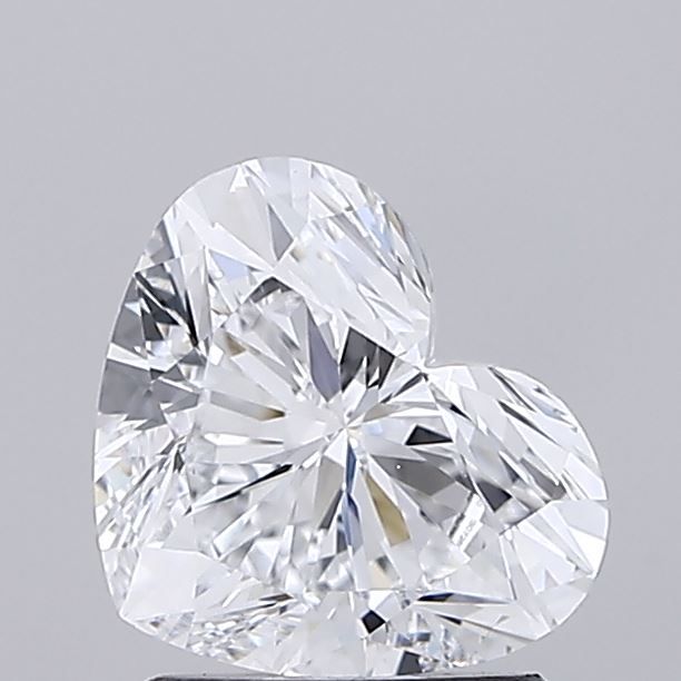 Lab-Grown Heart Diamond - 1.53 Carats, D Color, VVS2 Clarity - Certified by IGI - Report Number: LG677507260