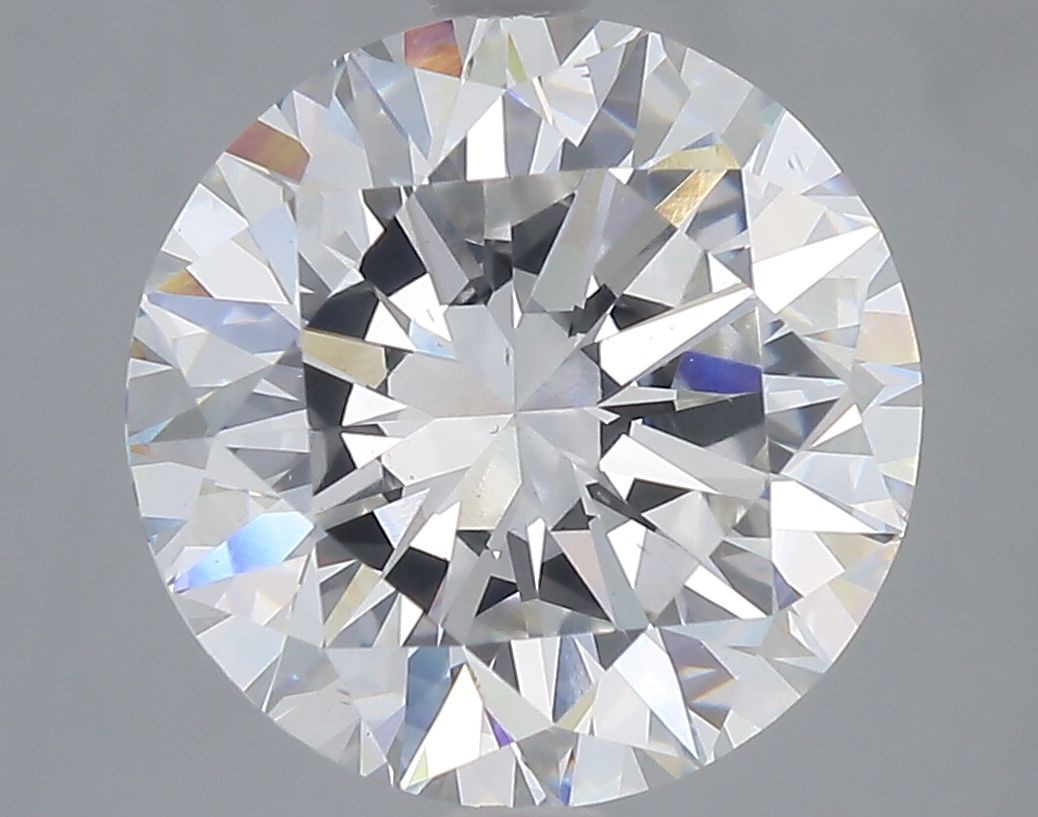 Lab-Grown Round Diamond - 5.0 Carats, F Color, VS2 Clarity - Certified by IGI - Report Number: LG685574004