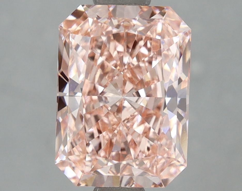 Lab-Grown Radiant Diamond - 2.52 Carats, Fancy Vivid Pink Color, VS1 Clarity - Certified by IGI - Report Number: LG670472957