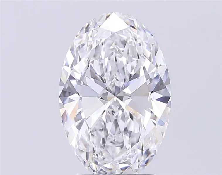 Diamant ovale de 3,00 ct (couleur D, pureté VVS2, certifié IGI)