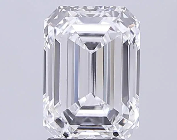 3.46ct Emerald Lab Grown Diamond (Colour D, Clarity VVS2, IGI Certified)