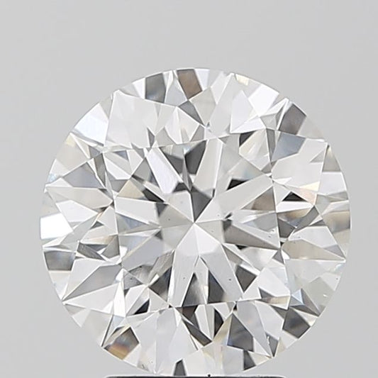 Lab-Grown Round Diamond - 3.02 Carats, F Color, VS2 Clarity - Certified by IGI - Report Number: LG691591349