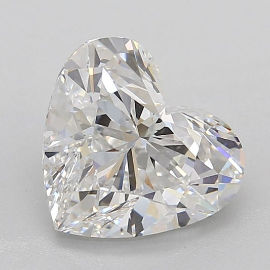 Lab-Grown Heart Diamond - 3.53 Carats, D Color, VVS2 Clarity - Certified by IGI - Report Number: LG710561721