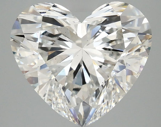 Lab-Grown Heart Diamond - 5.05 Carats, F Color, VS2 Clarity - Certified by IGI - Report Number: LG705510458