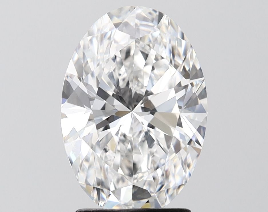 Lab-Grown Oval Diamond - 2.45 Carats, D Color, VVS2 Clarity - Certified by IGI - Report Number: LG693538533