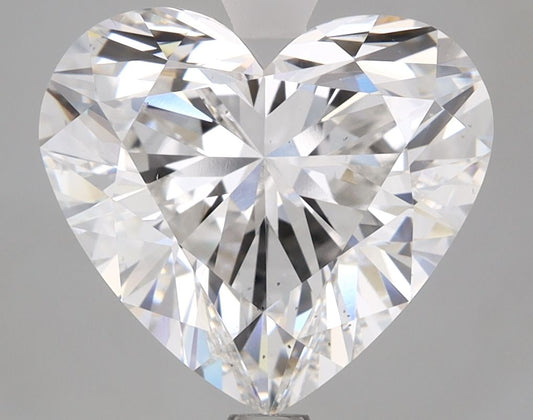 Lab-Grown Heart Diamond - 5.01 Carats, F Color, VS2 Clarity - Certified by IGI - Report Number: LG687554777