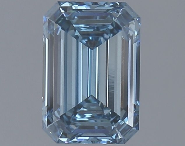 Lab-Grown Emerald Diamond - 1.48 Carats, Fancy Vivid Blue Color, VS1 Clarity - Certified by IGI - Report Number: LG626420592